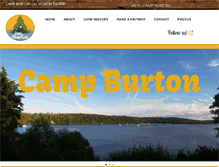 Tablet Screenshot of campburton.com